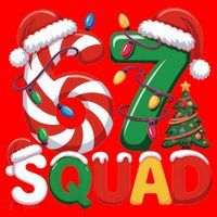 67 Squad Christmas Candy Cane Funny Meme Santa Hat thumb 1