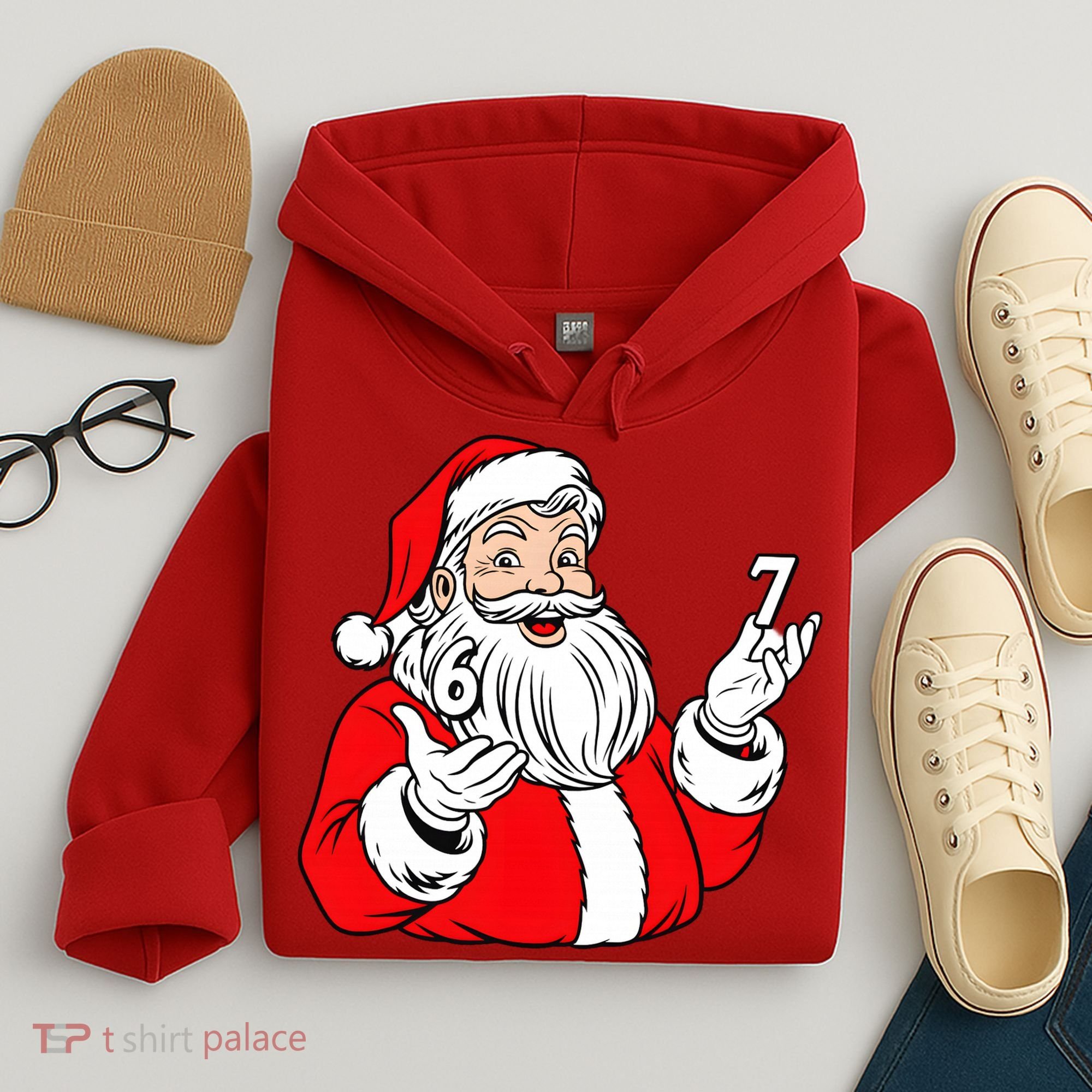 6-7 Santa Claus Christmas  Hoodie