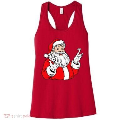 6-7 Santa Claus Christmas  Women's Tank Top