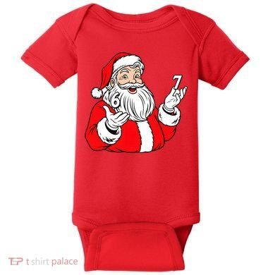 6-7 Santa Claus Christmas  Baby Bodysuit