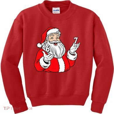 6-7 Santa Claus Christmas  Kids Sweatshirt