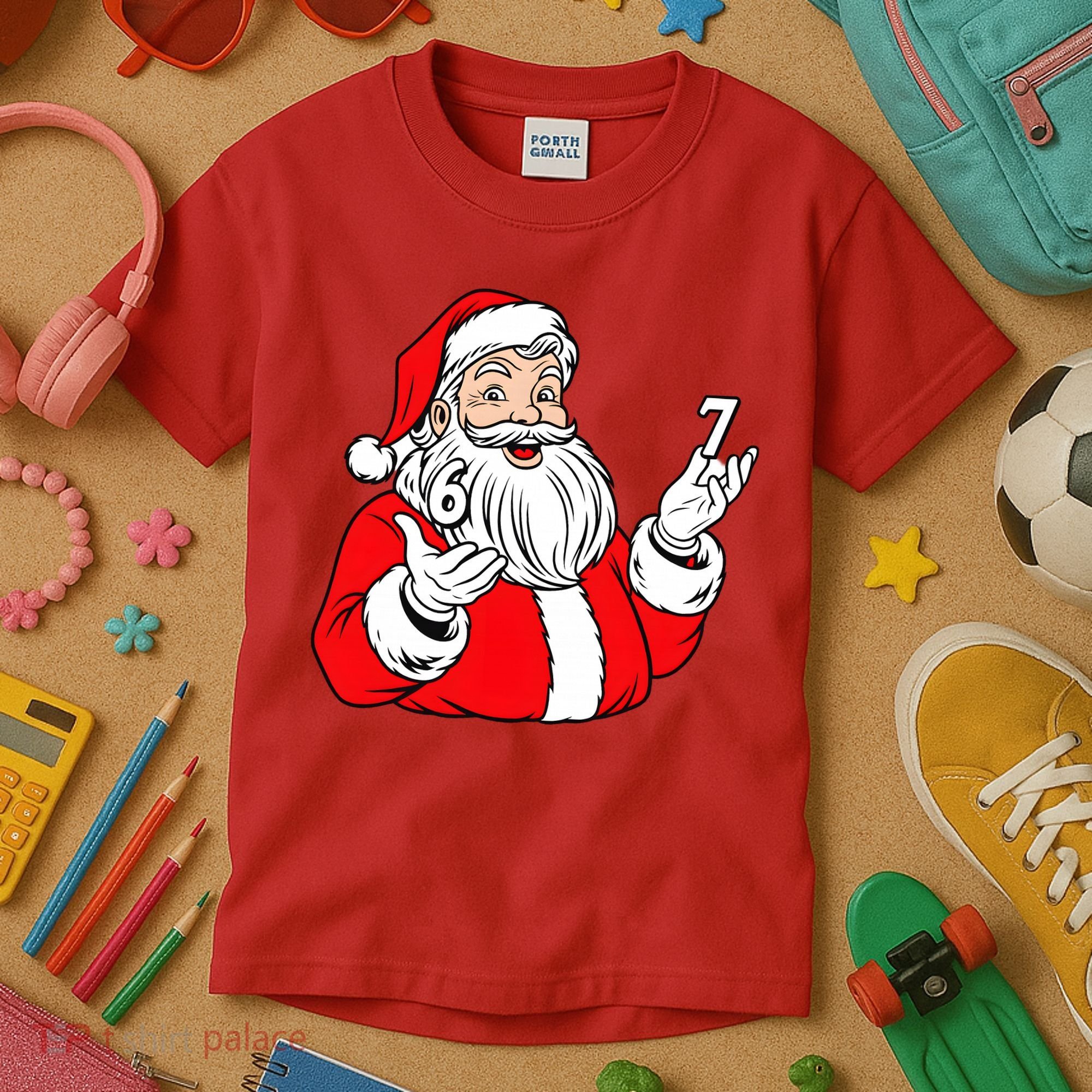 6-7 Santa Claus Christmas  Kids T-Shirt