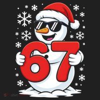 67 Snowman Christmas 6-7 Women's Sweatshirt thumb 2