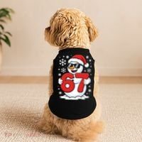 67 Snowman Christmas 6-7 Doggie Tank thumb 2