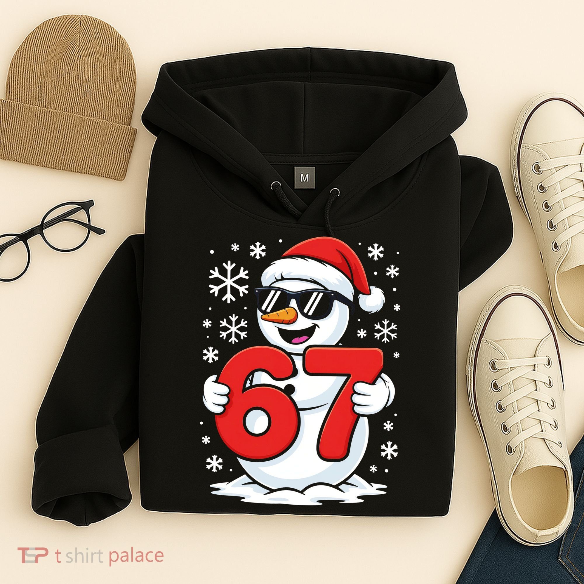 67 Snowman Christmas 6-7 Hoodie