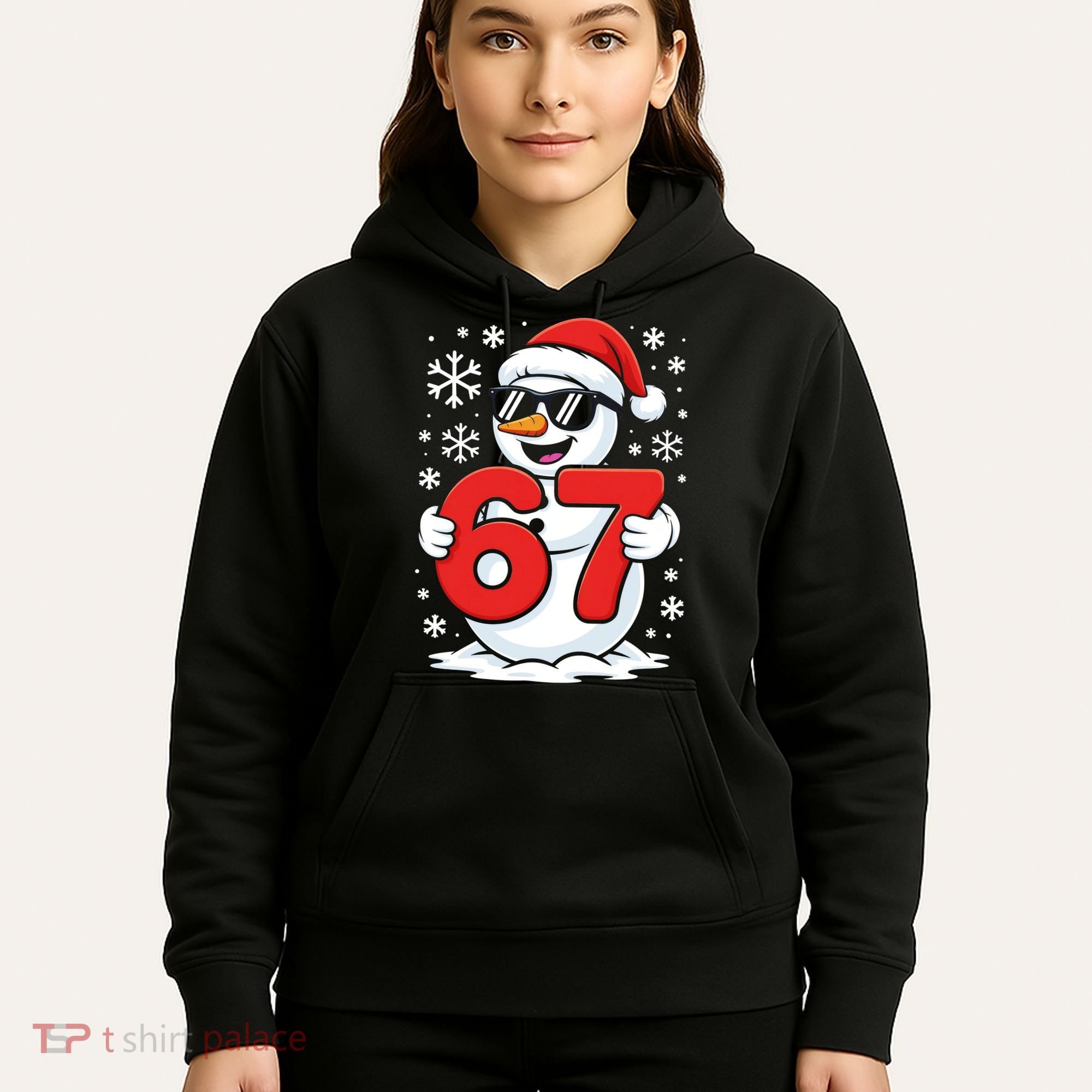 67 Snowman Christmas 6-7 Hoodie
