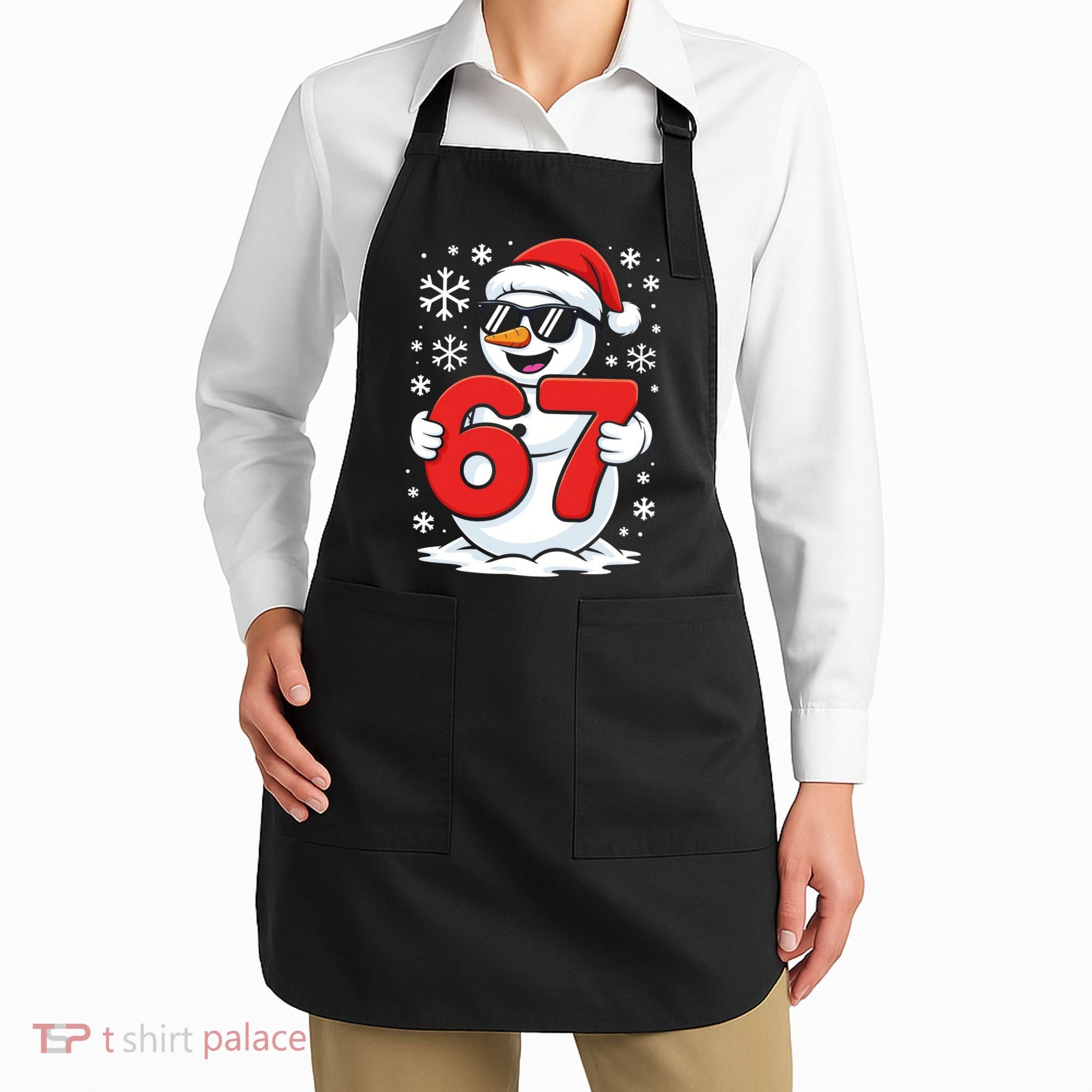67 Snowman Christmas 6-7 Apron