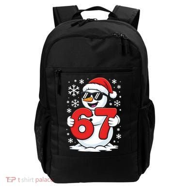 67 Snowman Christmas 6-7 Backpack