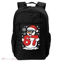67 Snowman Christmas 6-7 Backpack thumb 0