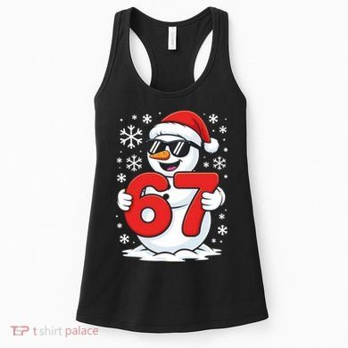 67 Snowman Christmas 6-7 Women's Tank Top
