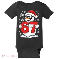 67 Snowman Christmas 6-7 Baby Bodysuit thumb 0