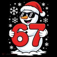 67 Snowman Christmas 6-7 Baby Bodysuit thumb 2