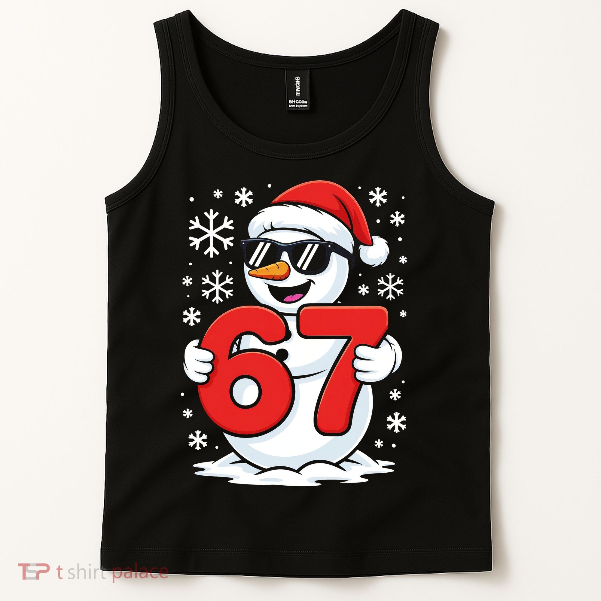 67 Snowman Christmas 6-7 Tank Top