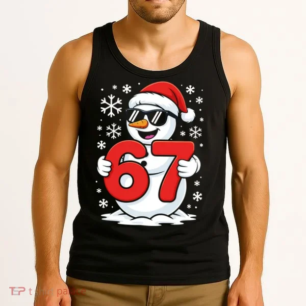 67 Snowman Christmas 6-7 Tank Top