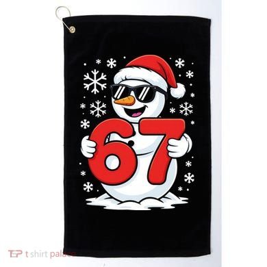 67 Snowman Christmas 6-7 Golf Towel