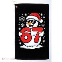 67 Snowman Christmas 6-7 Golf Towel thumb 0