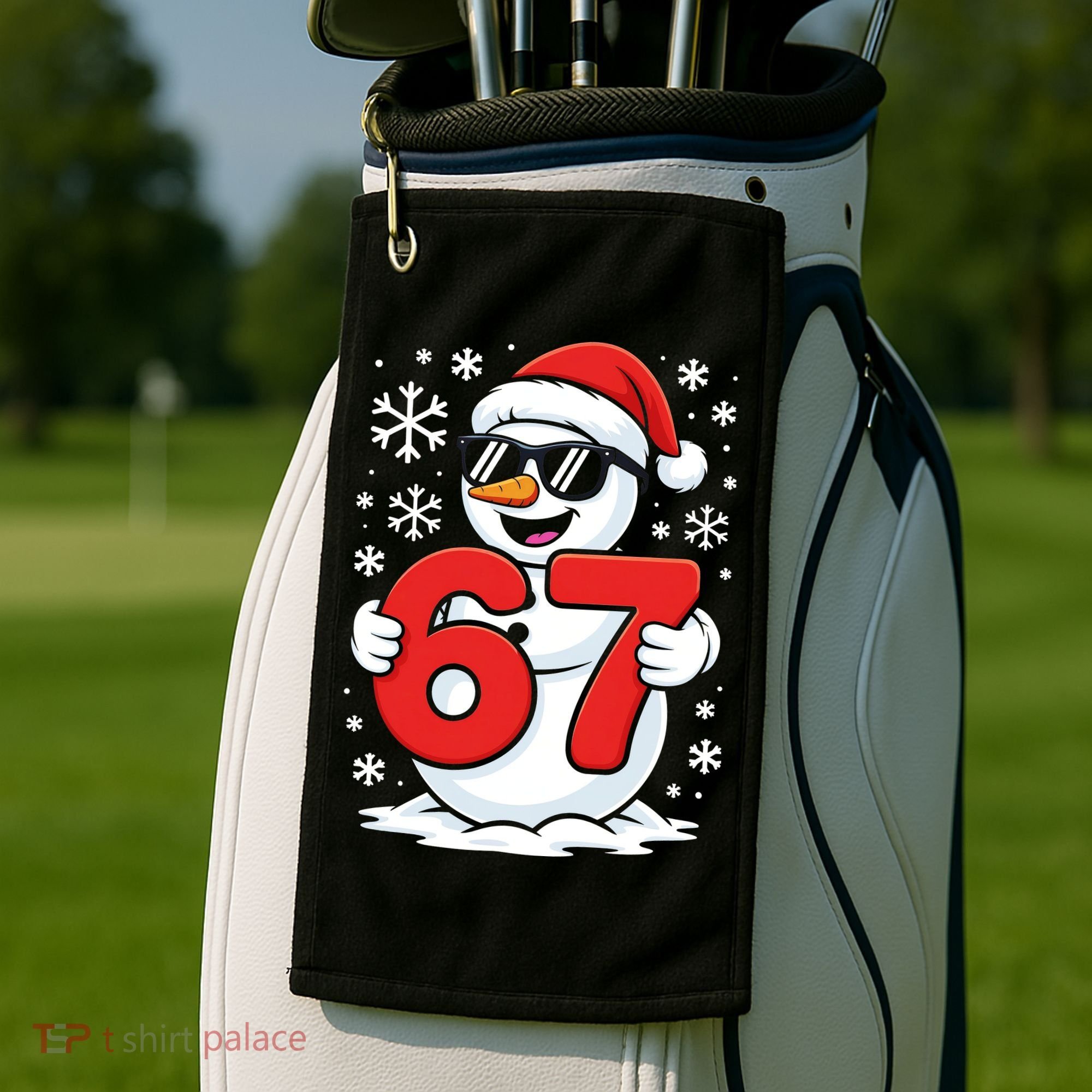 67 Snowman Christmas 6-7 Golf Towel