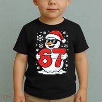 67 Snowman Christmas 6-7 Toddler T-Shirt thumb 2