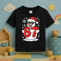 67 Snowman Christmas 6-7 Toddler T-Shirt thumb 3