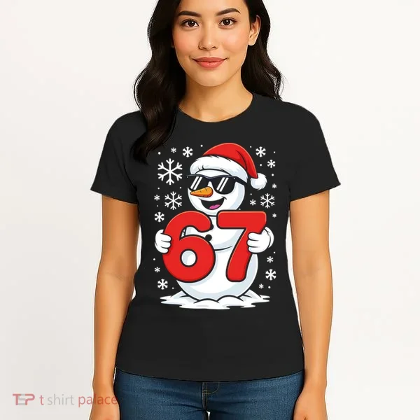 67 Snowman Christmas 6-7 Women's T-Shirt