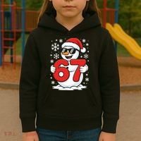 67 Snowman Christmas 6-7 Kids Hoodie thumb 3