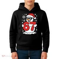 67 Snowman Christmas 6-7 Kids Hoodie thumb 4
