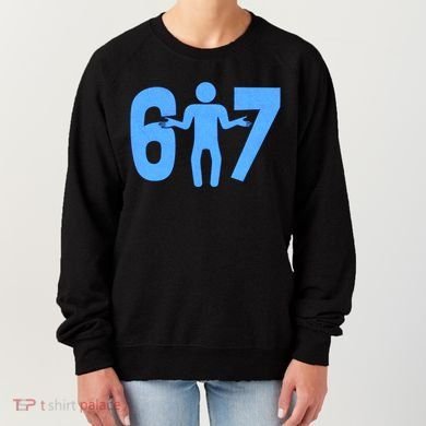 6-7 Stick Figure 67 Meme Women's Sweatshirt