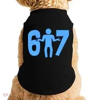 6-7 Stick Figure 67 Meme Doggie Tank thumb 0