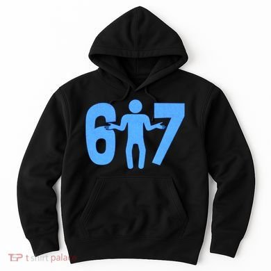 6-7 Stick Figure 67 Meme Hoodie