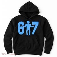 6-7 Stick Figure 67 Meme Hoodie thumb 0