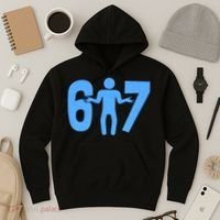 6-7 Stick Figure 67 Meme Hoodie thumb 3