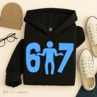 6-7 Stick Figure 67 Meme Hoodie thumb 4