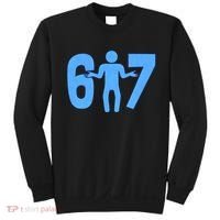 6-7 Stick Figure 67 Meme Sweatshirt thumb 0