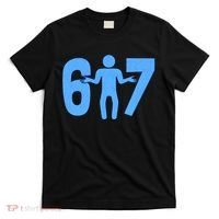 6-7 Stick Figure 67 Meme T-Shirt thumb 0