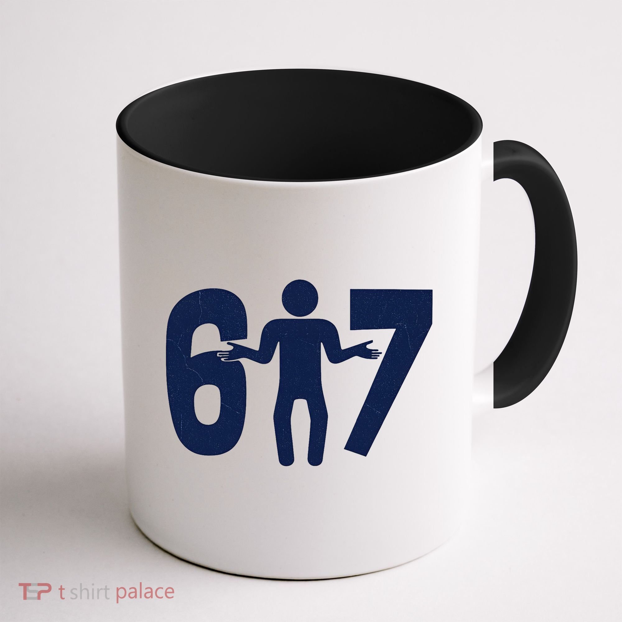 6-7 Stick Figure 67 Meme Coffee Mug