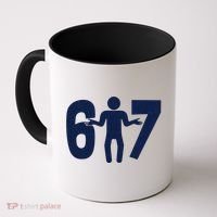 6-7 Stick Figure 67 Meme Coffee Mug thumb 0