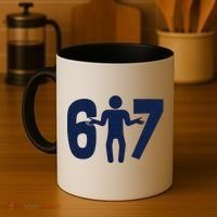 6-7 Stick Figure 67 Meme Coffee Mug thumb 4