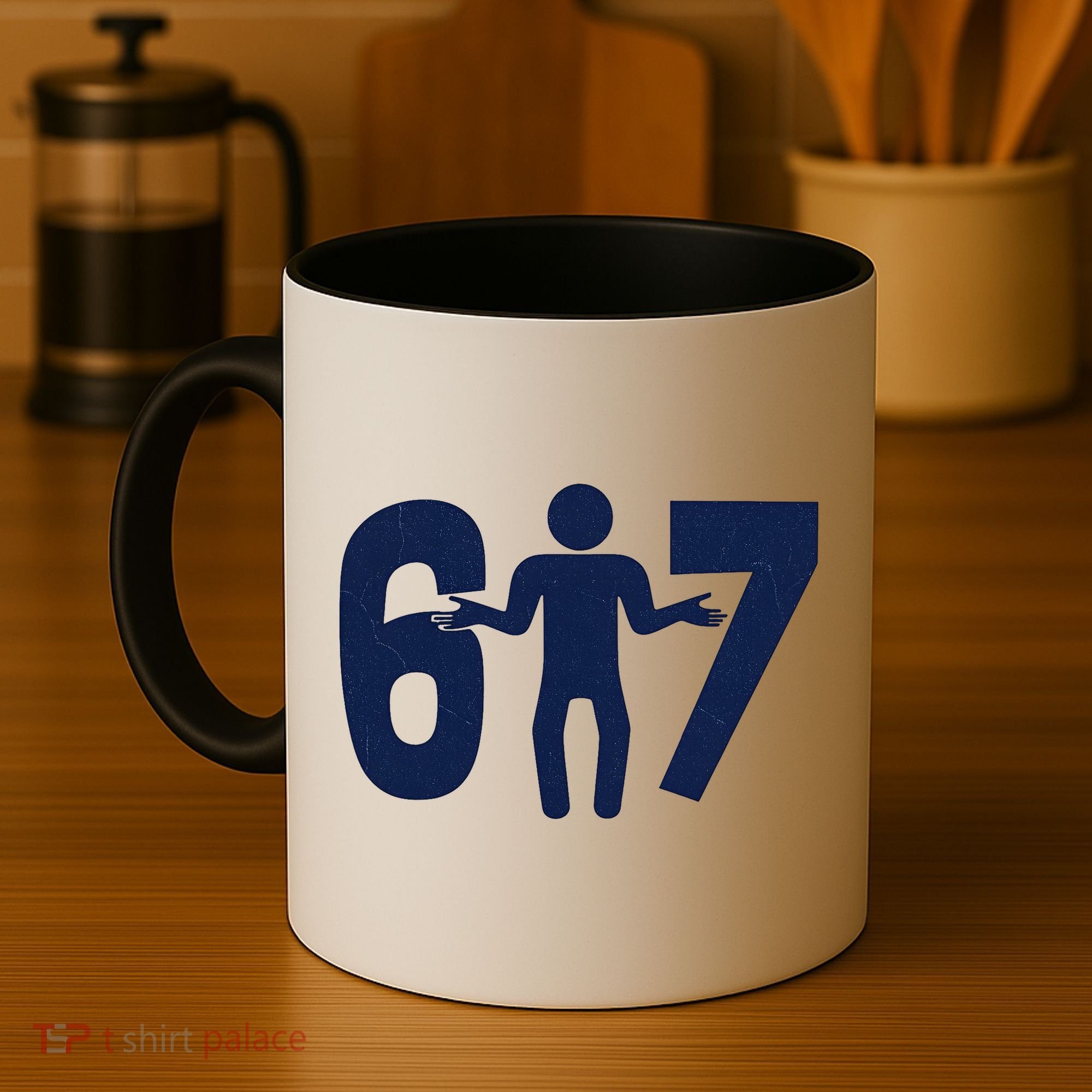 6-7 Stick Figure 67 Meme Coffee Mug