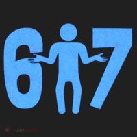 6-7 Stick Figure 67 Meme Beanie thumb 2