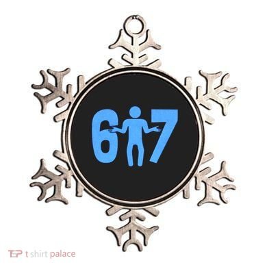 6-7 Stick Figure 67 Meme Ornament
