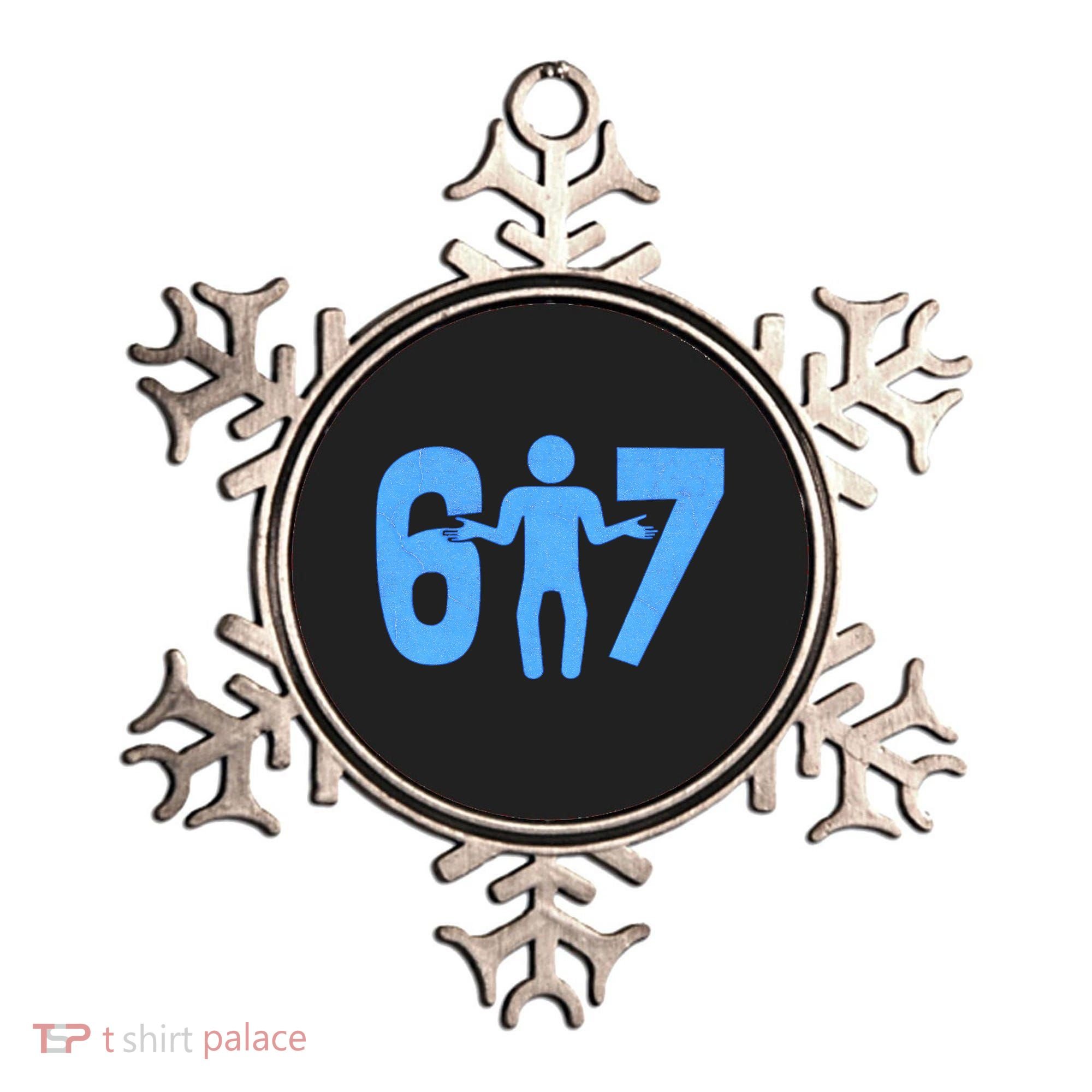 6-7 Stick Figure 67 Meme Ornament