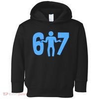 6-7 Stick Figure 67 Meme Toddler Hoodie thumb 0