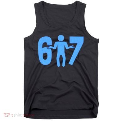 6-7 Stick Figure 67 Meme Tank Top