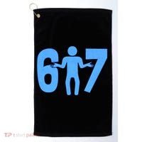 6-7 Stick Figure 67 Meme Golf Towel thumb 0