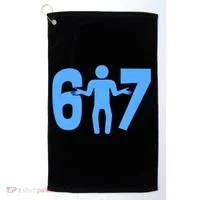 6-7 Stick Figure 67 Meme Golf Towel thumb 0
