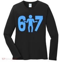 6-7 Stick Figure 67 Meme Women's Long Sleeve Shirt thumb 0