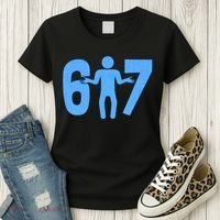 6-7 Stick Figure 67 Meme Women's T-Shirt thumb 3