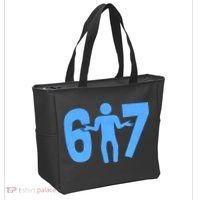 6-7 Stick Figure 67 Meme Tote Bag thumb 2