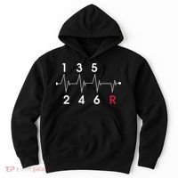 6 Speeds Gear Shift Manual Transmission Funny Car Race Gift Hoodie thumb 0
