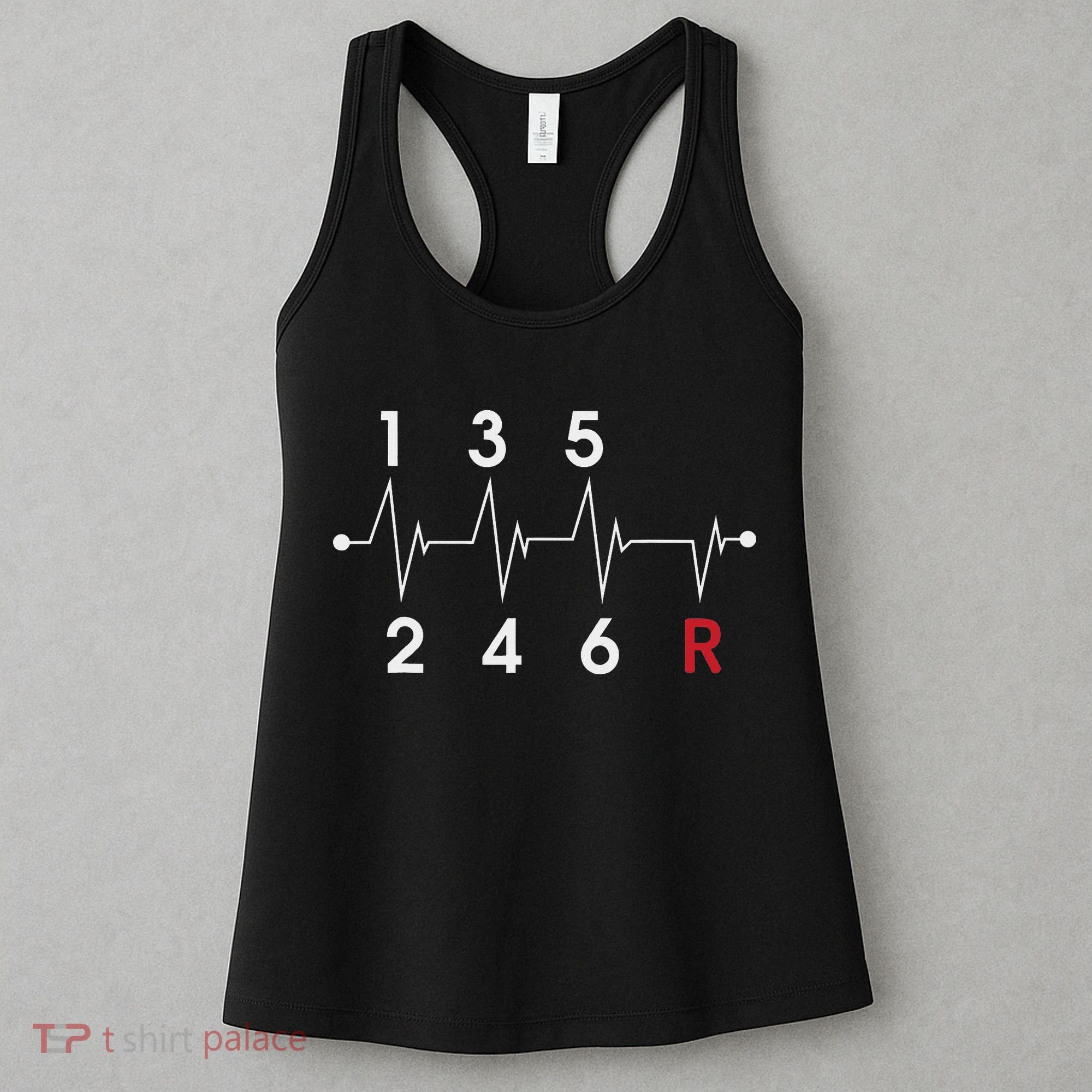 6 Speeds Gear Shift Manual Transmission Funny Car Race Gift Women's Tank Top